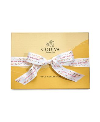 Assorted Milk Chocolate Gift Box with Happy Birthday Ribbon, 36 Pieces