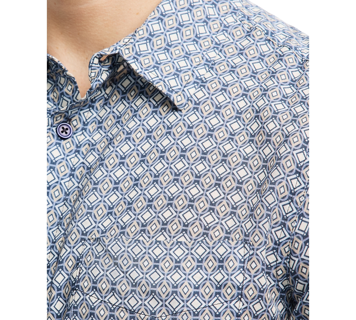 Buffalo David Bitton Men's Sirilo Geo-pattern Shirt