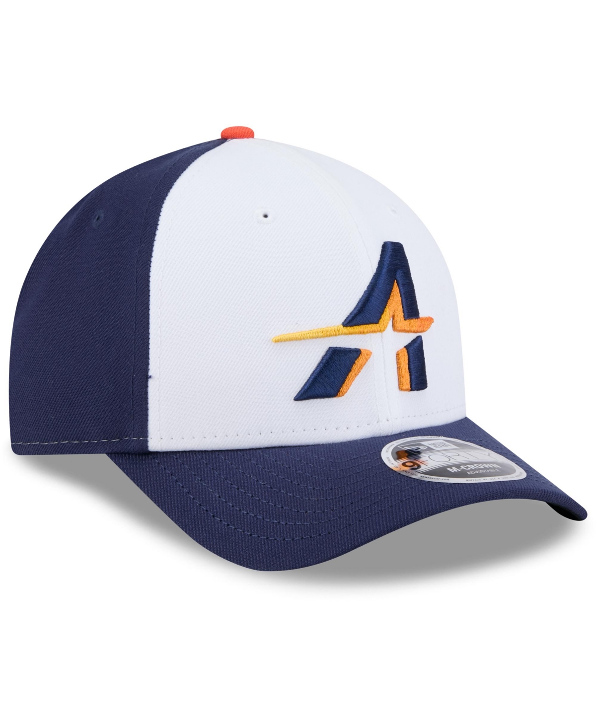 NEW ERA MEN'S WHITE/NAVY HOUSTON ASTROS 2025 CITY CONNECT 9FORTY M-CROWN ADJUSTABLE HAT 