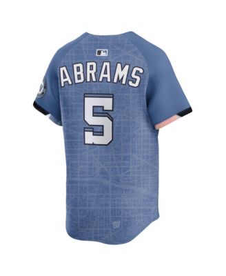 Men's C.J. Abrams Gray Washington Nationals 2025 City Connect Limited Player Jersey