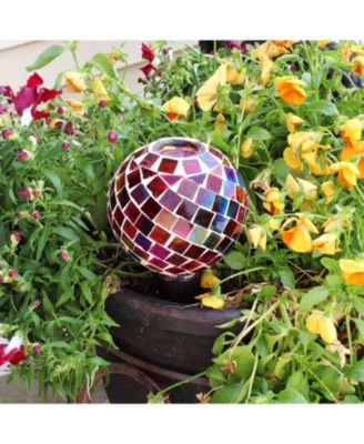 Glass Mosaic Watering Globe for Plants and Flowers
