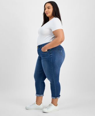 Trendy Plus Size AbSolution Ankle Skimmer Jeans