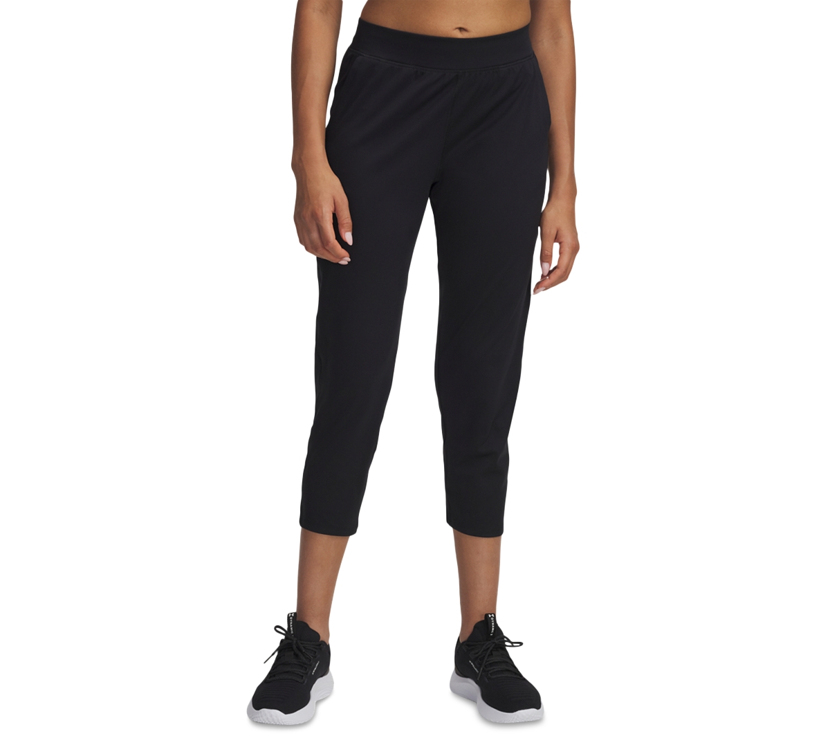 Women's Ua Motion Cropped High-Rise Pants - Downpour Gray