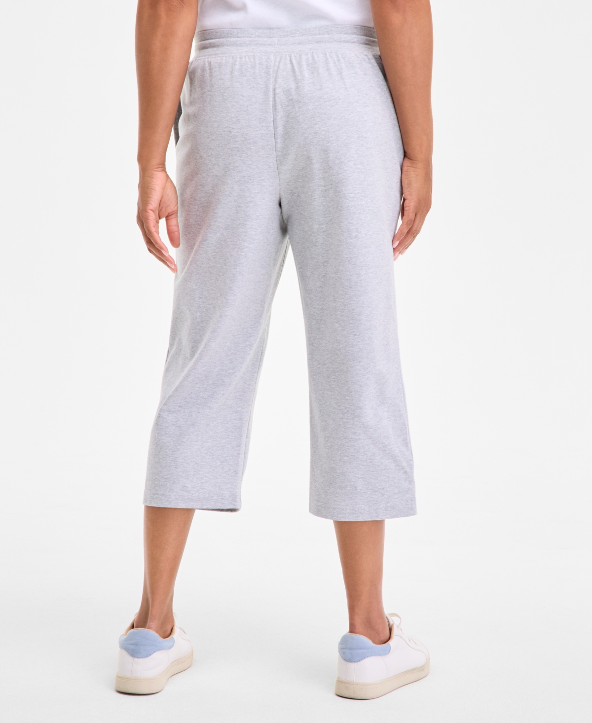 STYLE & CO WOMEN'S MID RISE CAPRI SWEATPANTS, CREATED FOR MACY'S 