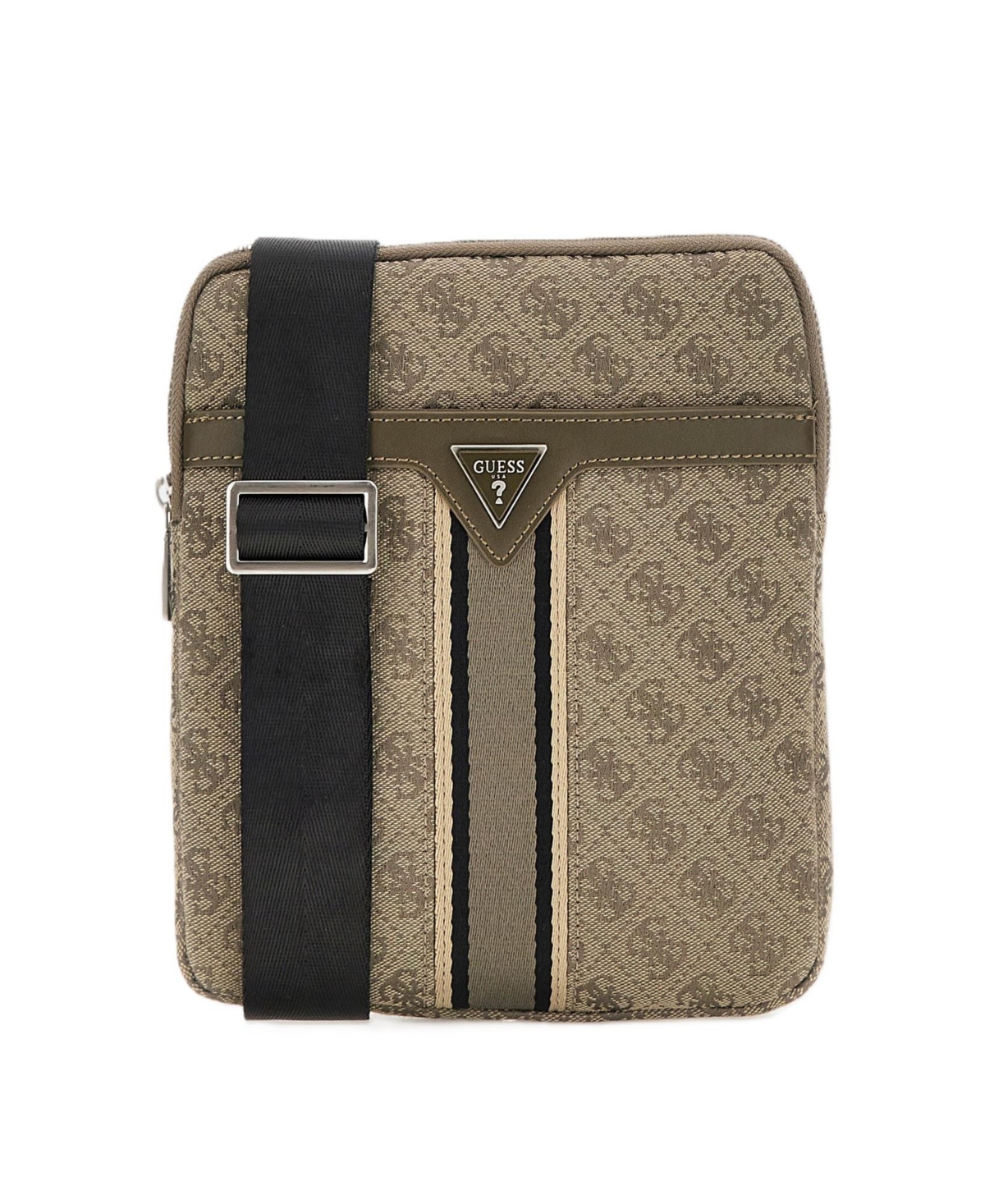 Guess Men's Milano Flat Crossbody Bag In Smog