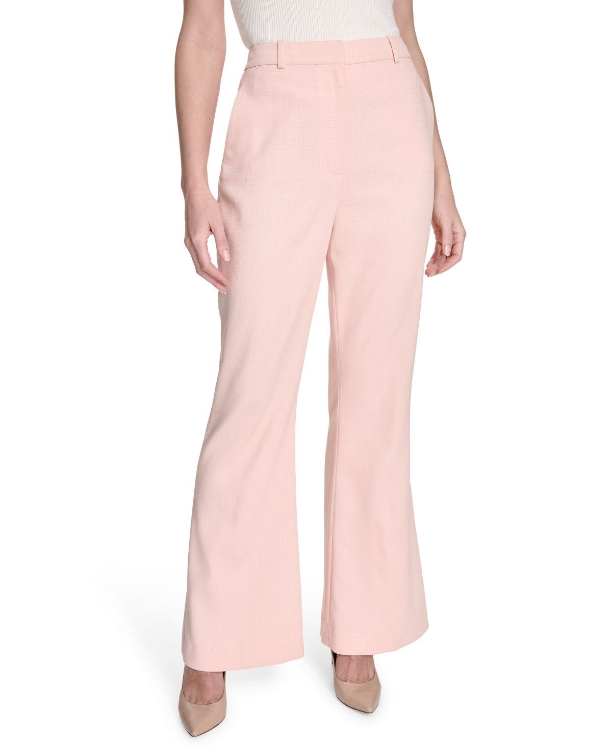 Shop Tommy Hilfiger Women's High Rise Flare-leg Pants