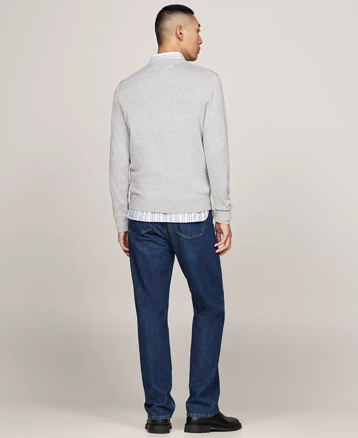 Men's Essential Solid V-Neck Sweater - thumbnail 6