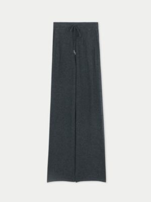 Women's Cashmere Jogger With Contrast Side Grey