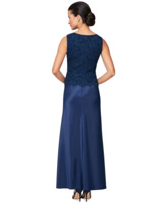 Lace Jacket & Lace-Top Gown