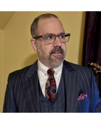 Men's Roman Exploded Paisley Stately Silk Necktie