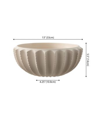 Atzaro 5" Scalloped Resin Bowl
