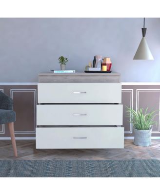 Modern Three-Drawer Dresser for Small Spaces and Home Organization