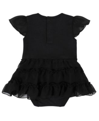 Baby Girls "Little Black Dress" with Tutu and Accent Bow