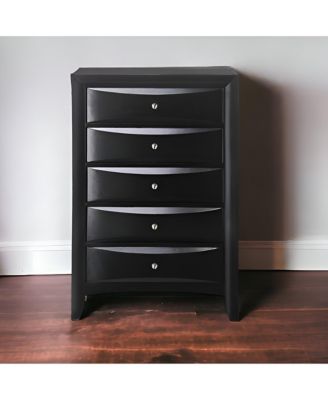 Five-Drawer Chest for Bedroom Storage and Organization