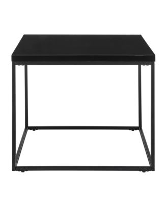 Modern Square End Table with Sturdy Design for Small Spaces