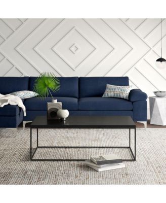 Metal Coffee Table for Modern Living Room or Office Decor