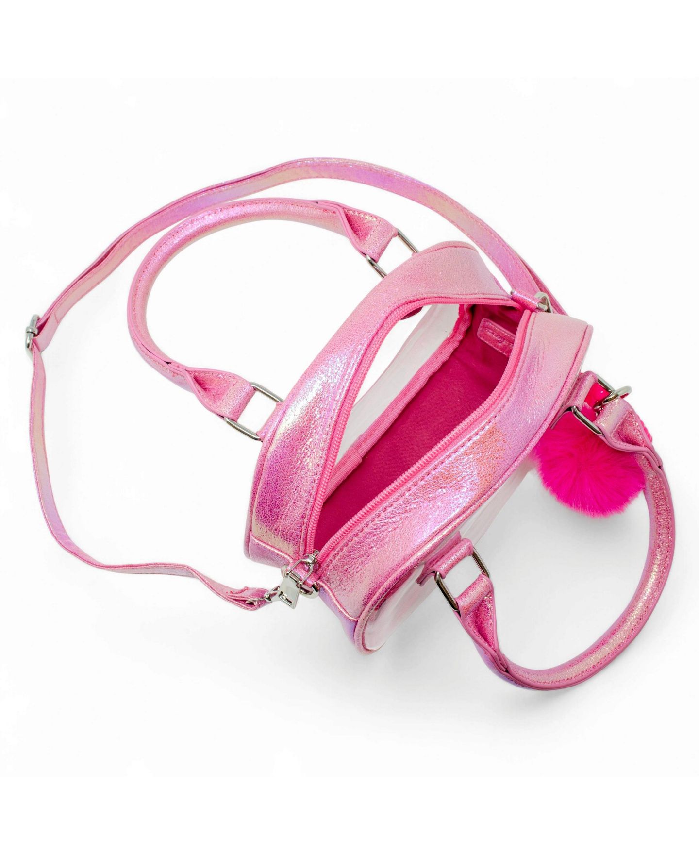 Сумка Tiny Treats + Zomi Gems Game Day Glam Clear Crossbody Handbag, Hot Pink для девочек, цвет: Розовый, вариант 1 — фото 5