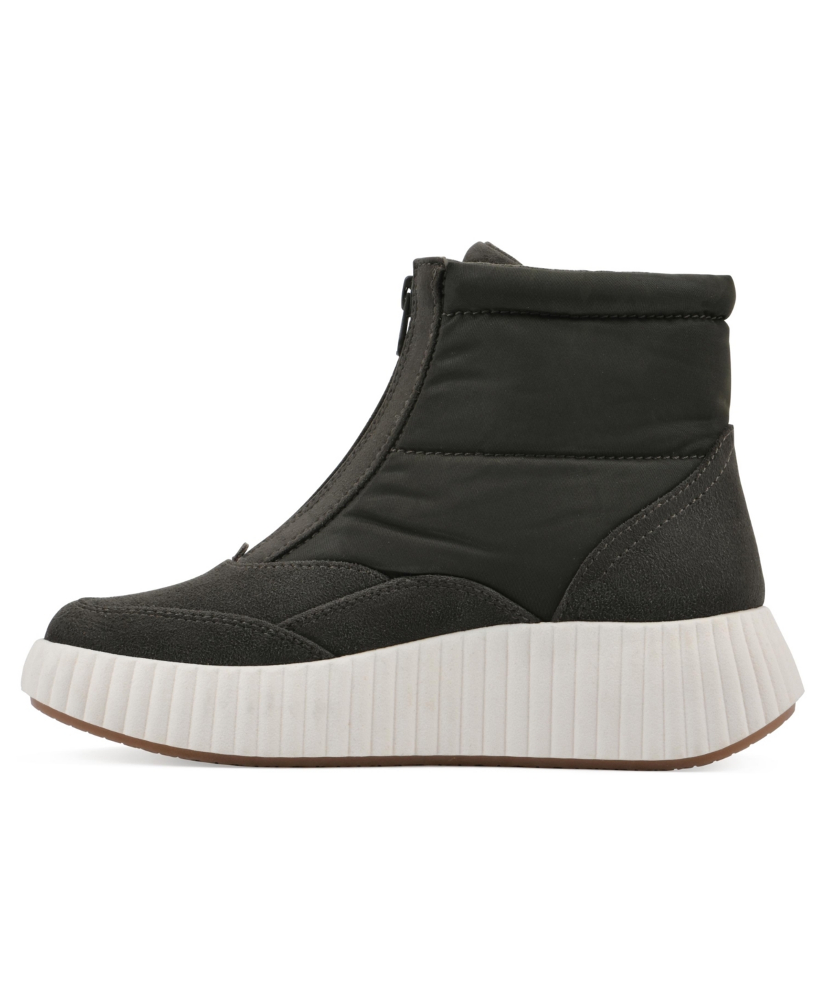 Shop White Mountain Women's Downtown Platform Booties In Army Multi