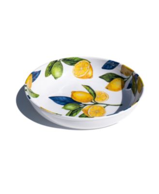 Lemon Orchard 6-Pc. Low Bowls, Service For 6