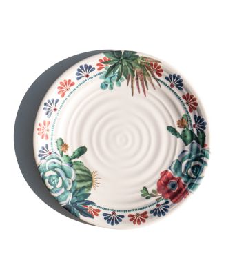 Desert Succulent 6-Pc. Dinner Plates, Service For 6