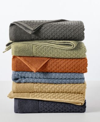 Quick-Drying Cotton Diamond Waffle 6-Pc. Hand Towel Set