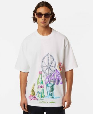 “Scotch & Soda” フロントアートワークTシャツ Black SCOTCH & SODA Men's Front Artwork T-Shirt - Macy's