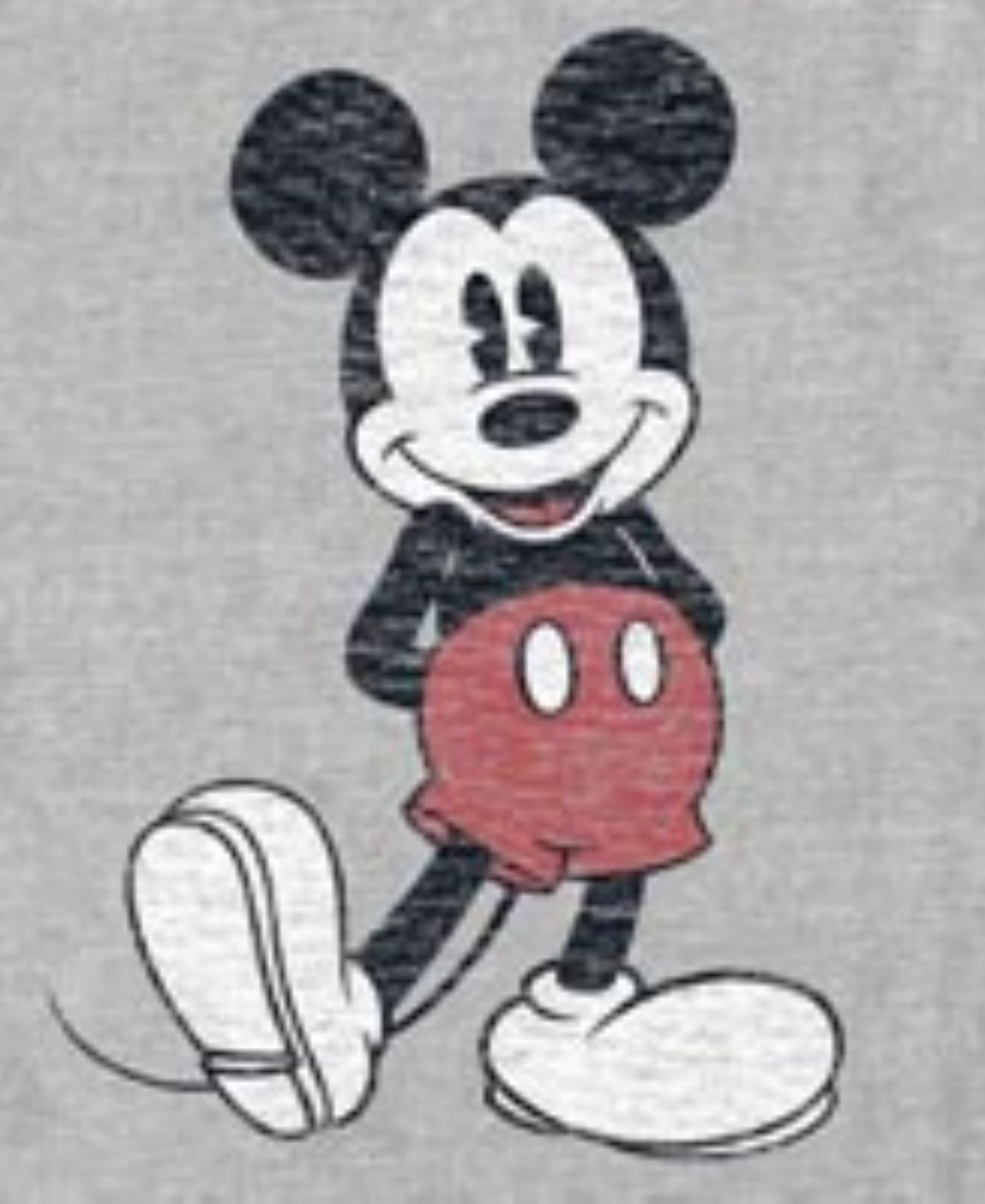 Мужская футболка Fifth Sun Mickey Pose Short Sleeve, цвет: Меланжевый — фото 3