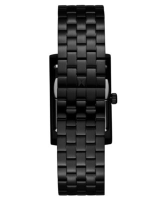 Men's Newporter Ionic Plated Black Stainless Steel Bracelet Watch, 28mm