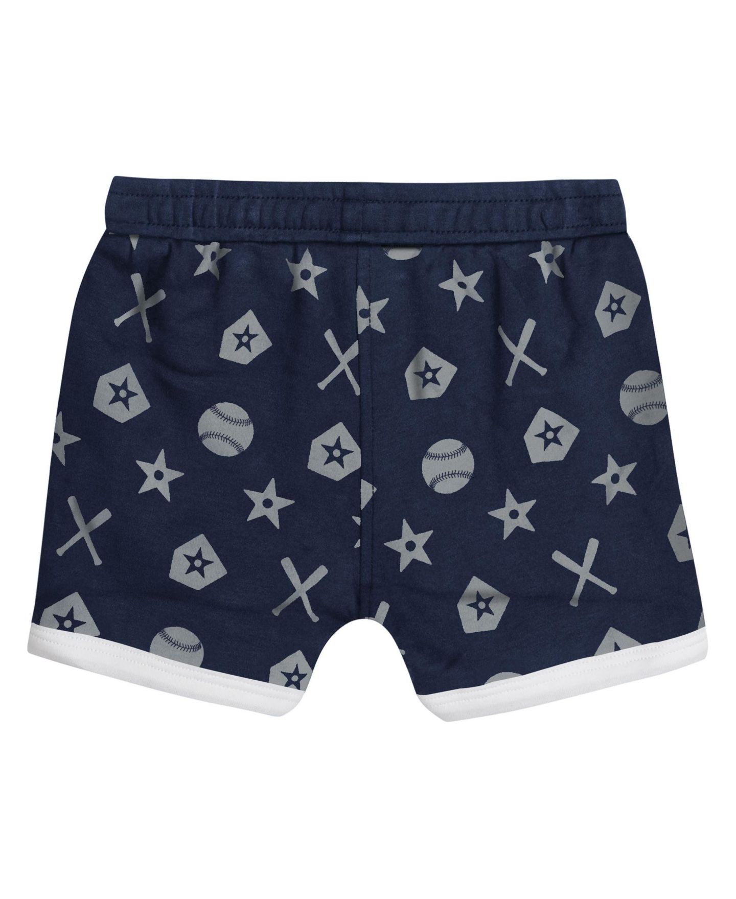 Outerstuff Baby Boys and Girls 2-Piece Navy New York Yankees On Deck Diaper Cover Set — фото 2