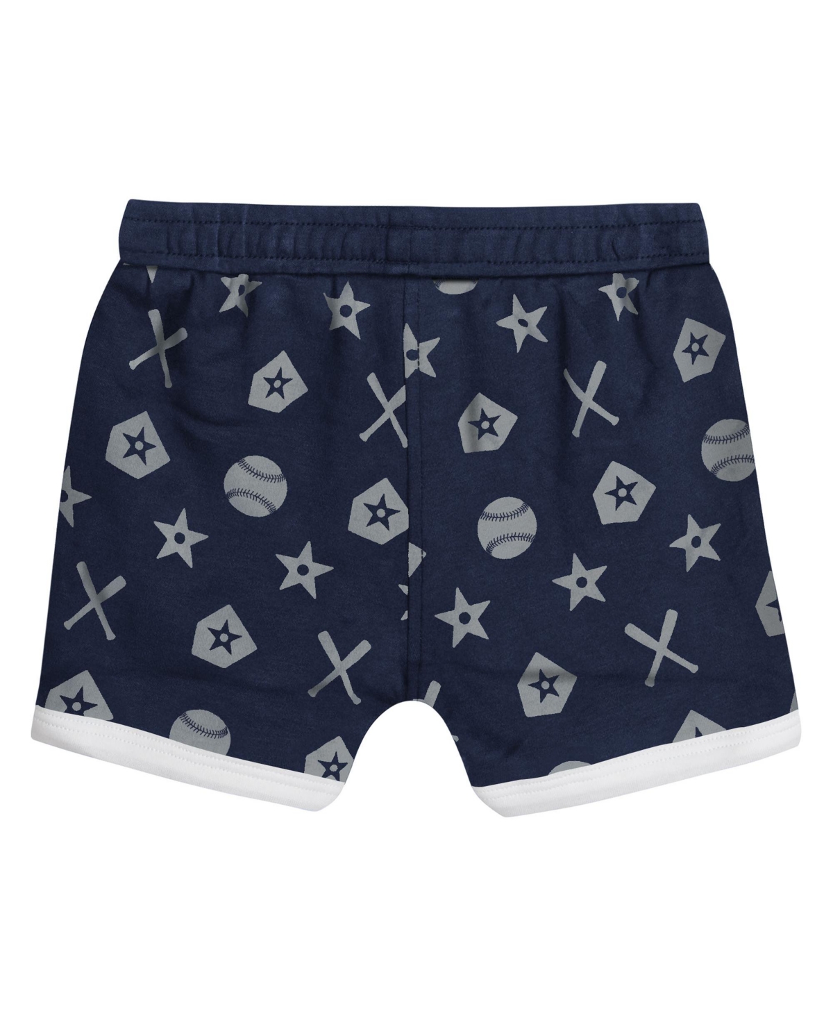 Outerstuff Baby Boys And Girls 2-piece Navy New York Yankees On Deck Diaper Cover Set In Navy