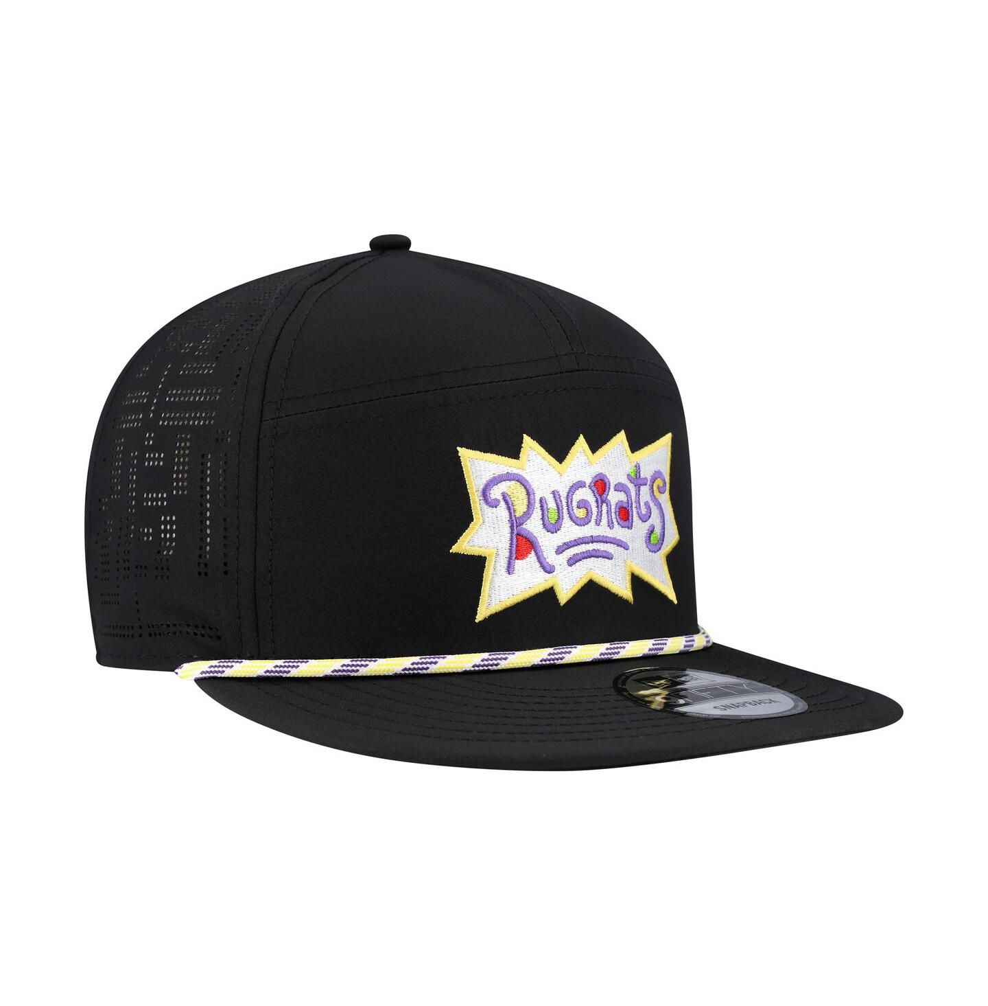 Мужская кепка New Era Black Rugrats Rope Trucker 9FIFTY Snapback Hat — фото 3