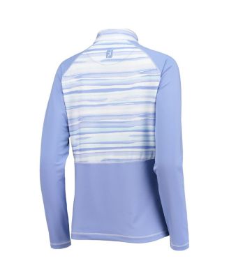 Women's Purple Valspar Championship Watercolor Raglan Half-Zip Top