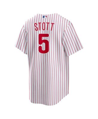 Men's White Bryson Stott Philadelphia Phillies Replica Player Jersey