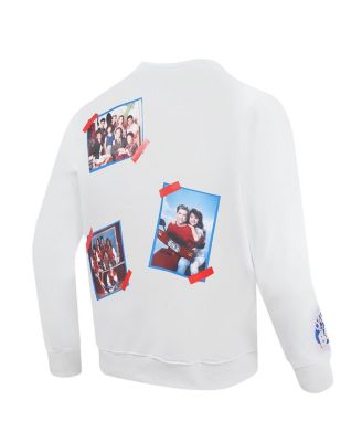 Men's White Saved by the Bell Pullover Sweatshirt