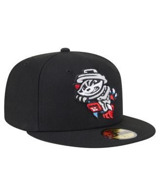 Men's&nbsp;Black Rocket City Trash Pandas Authentic Collection 59FIFTY Hat