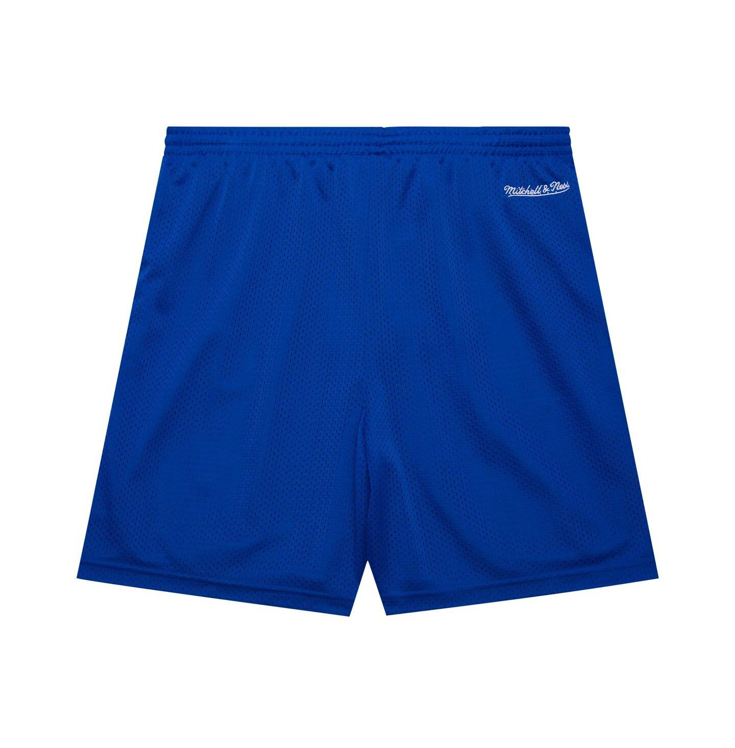 Мужские шорты Mitchell & Ness Royal Golden State Warriors Hardwood Classics Gameday Mesh — фото 4