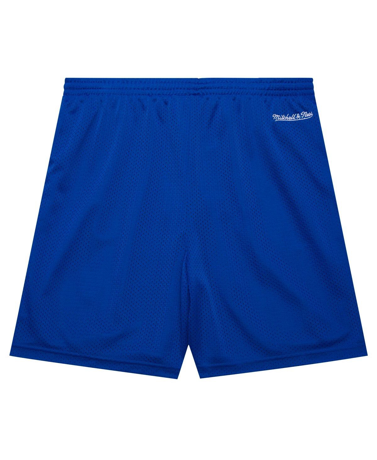 Mitchell & Ness Men's Royal Golden State Warriors Hardwood Classics Gameday Mesh Shorts In Royal