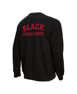 Men's and Women's Black San Francisco 49ers Black Excellence Collection Icon Pullover Sweatshirt