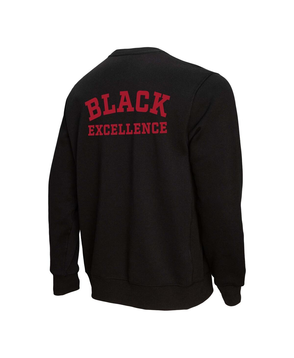 Mitchell & Ness Men's And Women's Black San Francisco 49ers Black Excellence Collection Icon Pullover Sweatshirt In Black