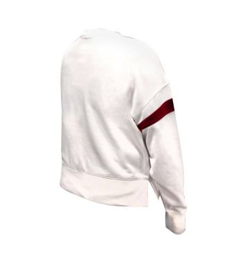 Women's&nbsp;White Kansas City Chiefs Plus Size Fleece Pullover Sweatshirt