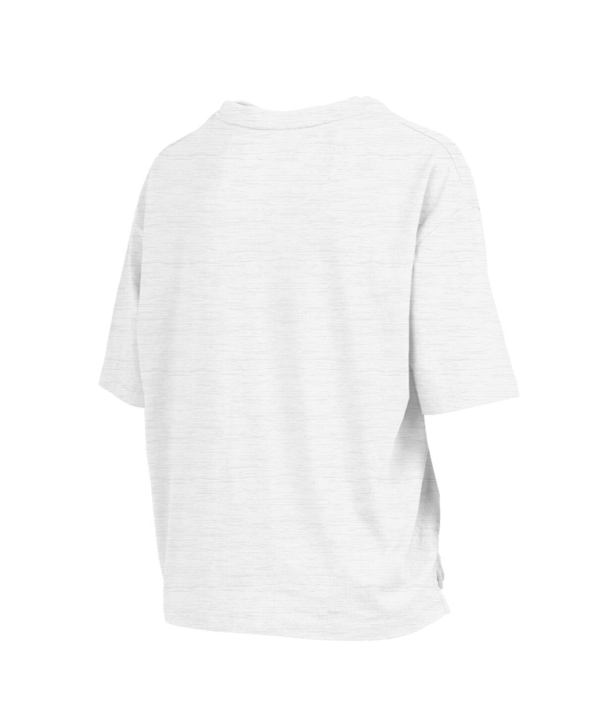 PRESSBOX WOMEN'S WHITE PENN STATE NITTANY LIONS HARMONY OVERSIZED T-SHIRT 
