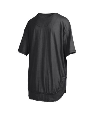 Women's Black Iowa Hawkeyes Poncho T-Shirt