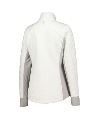 Women's White Presidents Cup Sydney Quilted Full-Zip Jacket