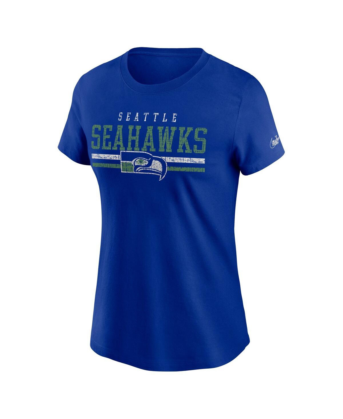 Nike Women's Royal Seattle Seahawks Historic T-shirt In Royal