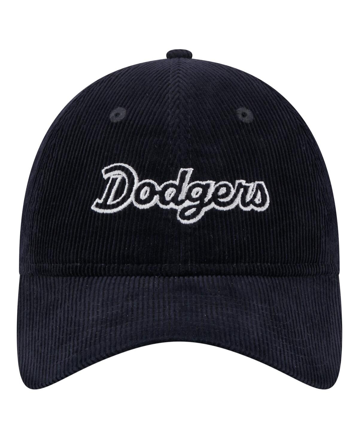 New Era Women's Dark Blue Los Angeles Dodgers Corduroy 9twenty Adjustable Hat In Dark Blue