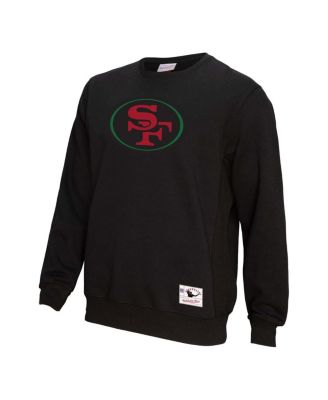 Men's and Women's Black San Francisco 49ers Black Excellence Collection Icon Pullover Sweatshirt