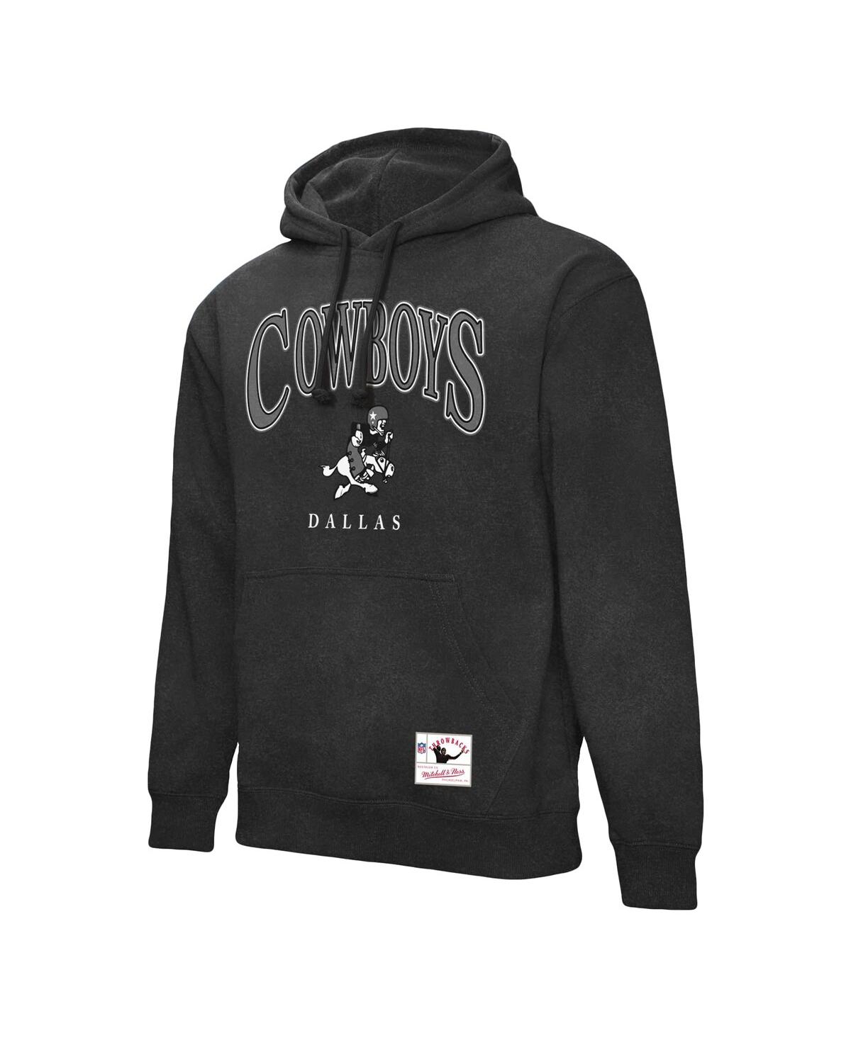 Mitchell & Ness Gray Dallas Cowboys Slot Pullover Hoodie In Gray
