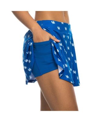 Women's Royal Kentucky Wildcats All-Over Print Flowy Skort