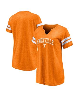 Fanatics - Women's Tennessee Orange Tennessee Volunteers Arched City Tri-Blend Raglan Notch Neck T-Shirt