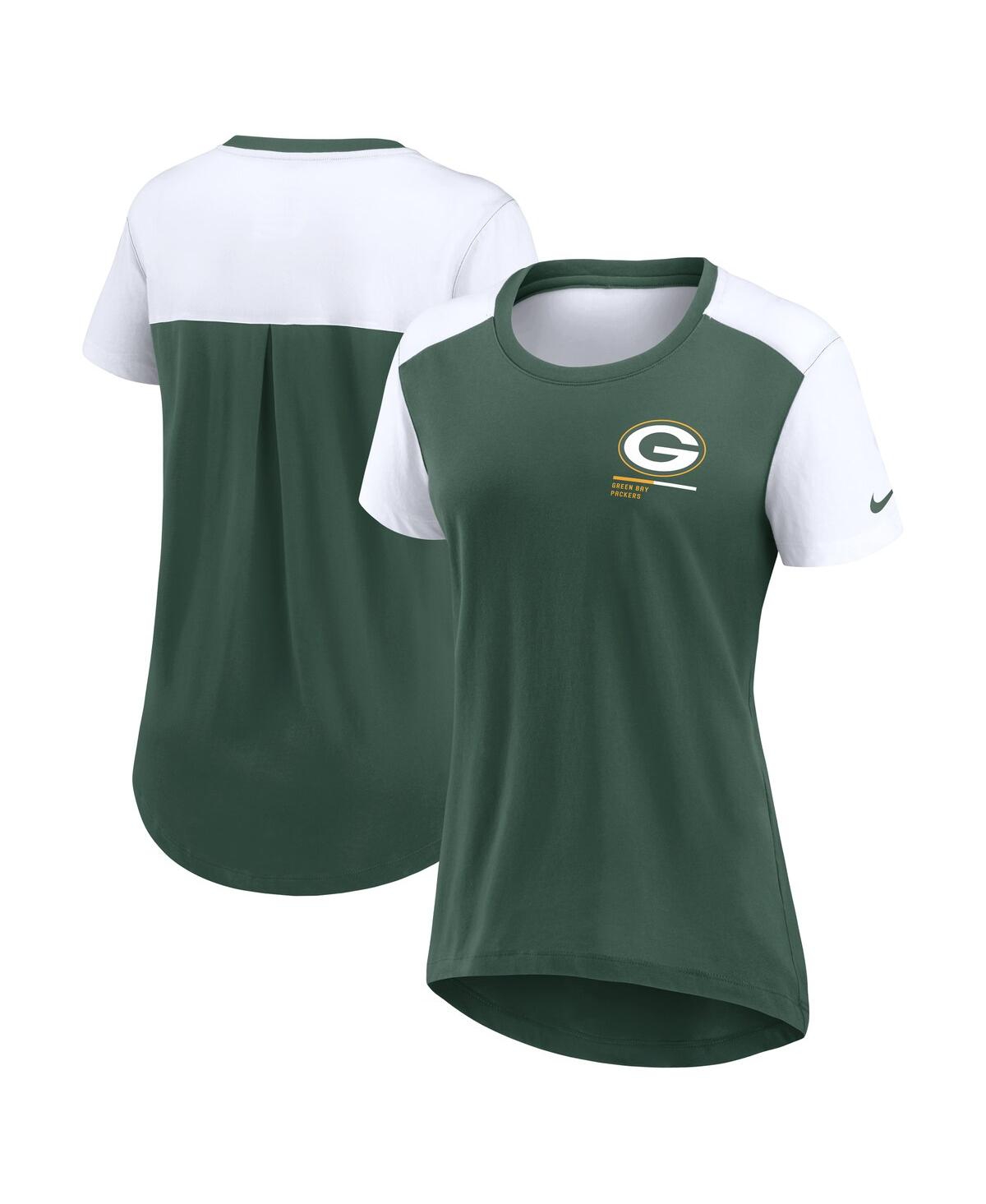 Nike Green Green Bay Packers Performance Fashion T-shirt In Green